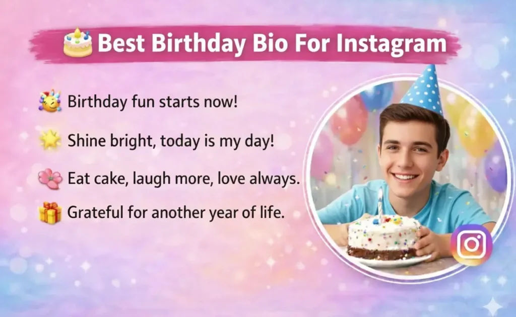 Best Birthday Bio For Instagram 