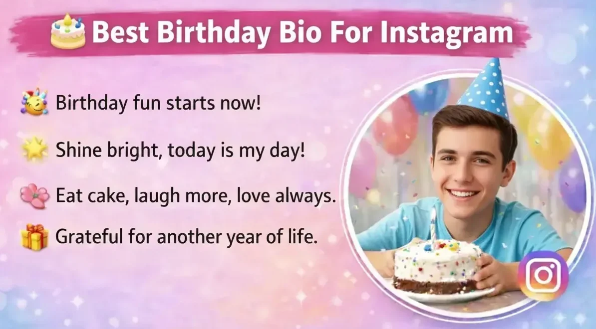 Birthday Bio For Instagram