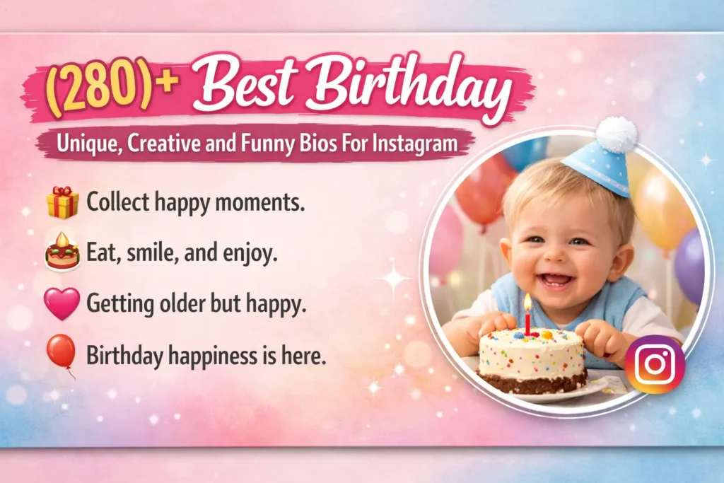 Birthday Bio For Instagram