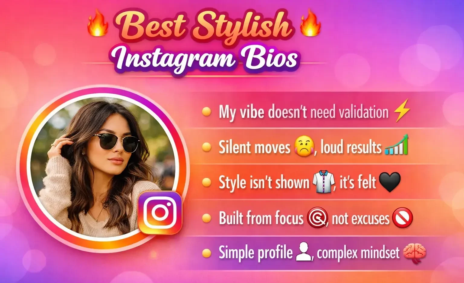 Stylish Instagram Bios