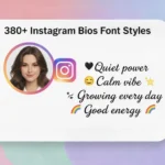 Instagram Bio Font Styles