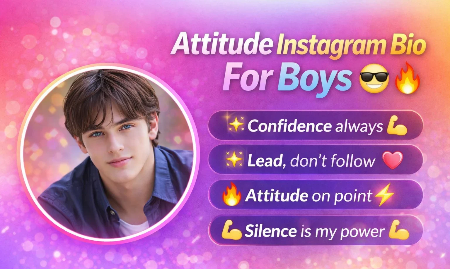 Instagram Bio For Boys