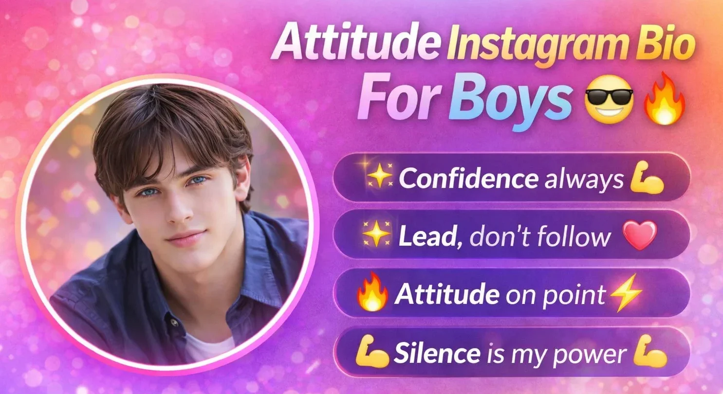 Instagram Bio For Boys