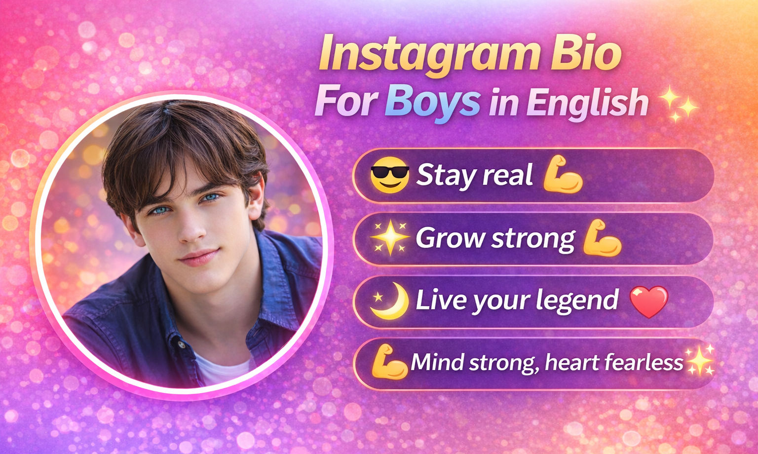 Instagram Bio For Boys