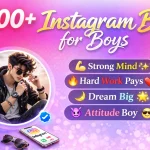 Instagram Bio for Boys