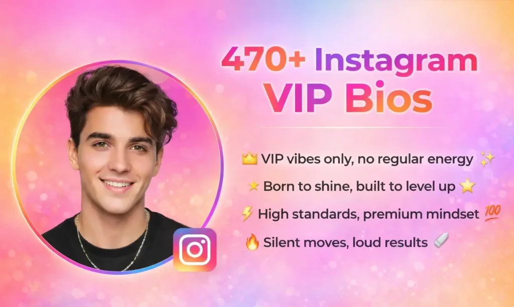 Instagram vip bio