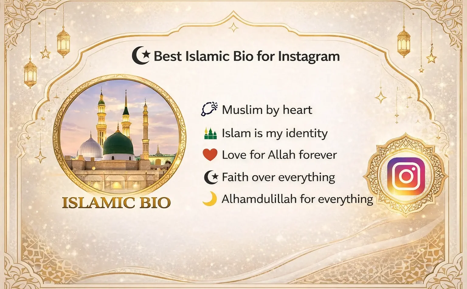 Islamic Bio For Instagram