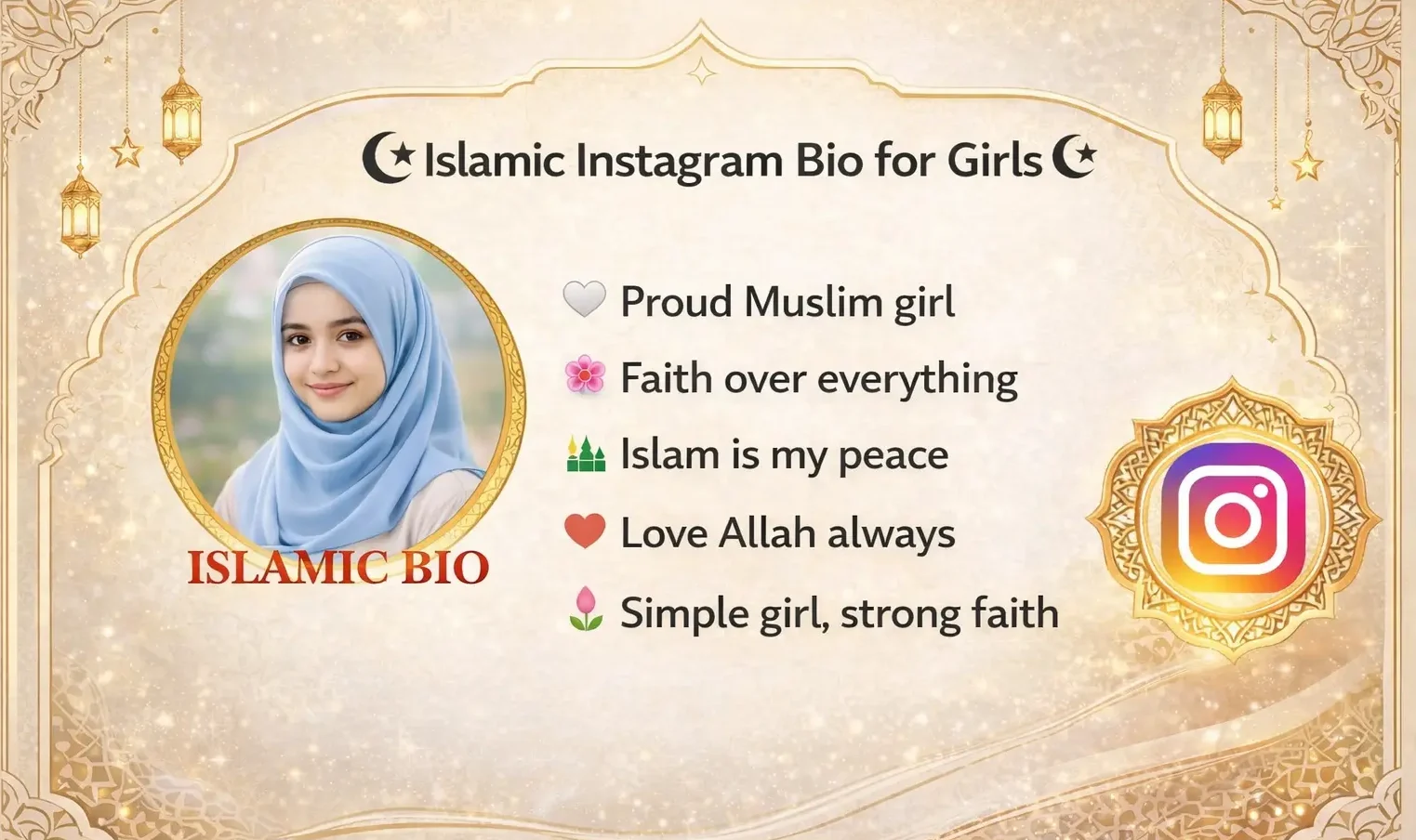 Islamic Instagram Bio