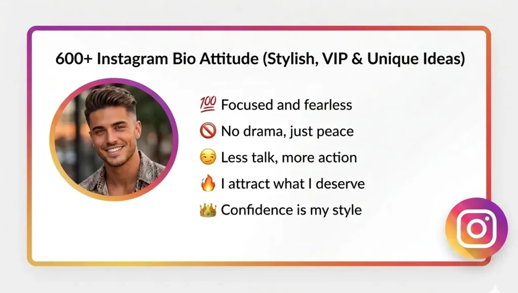 Instagram Bio Attitude