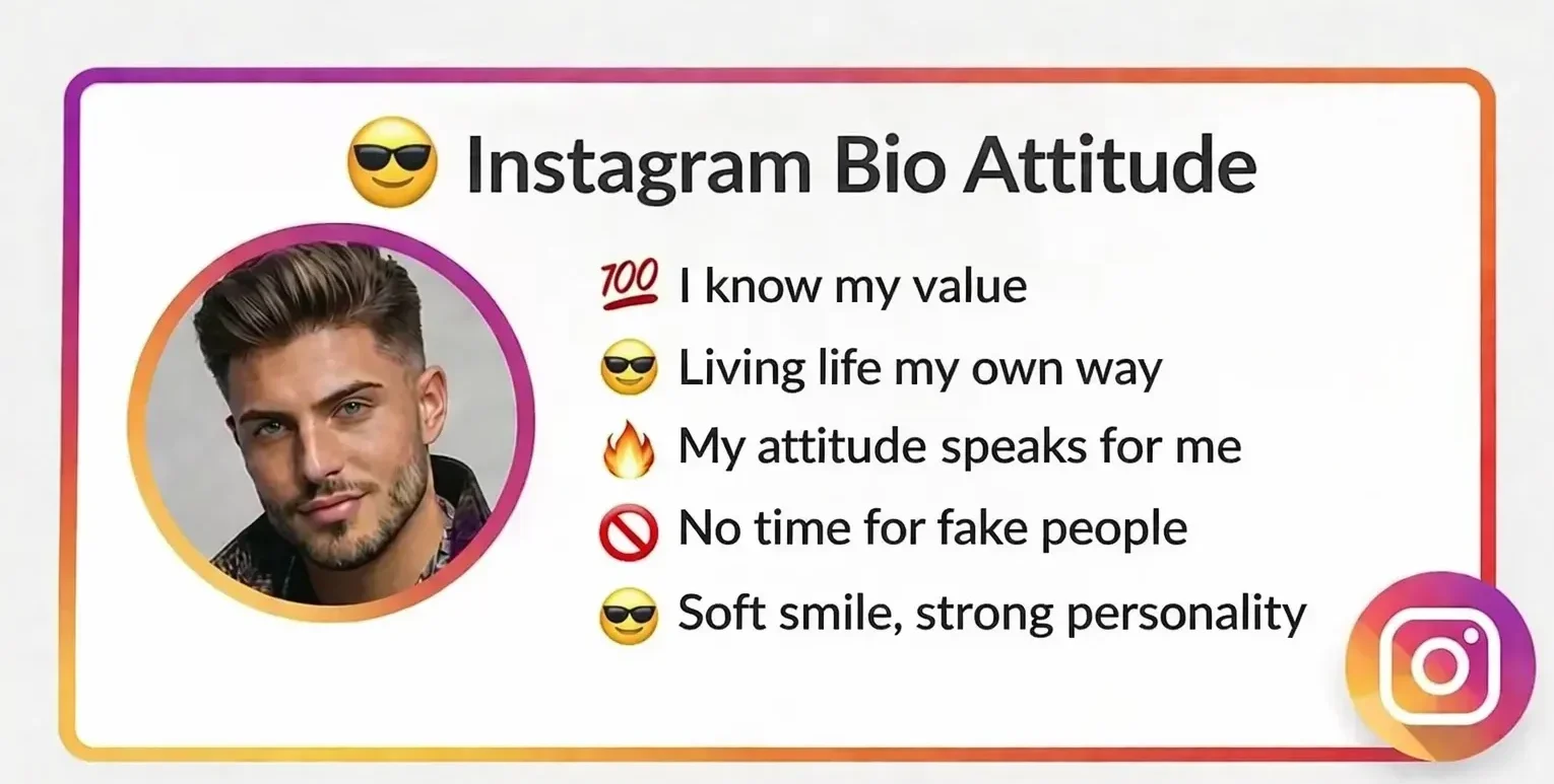 Instagram Bio Attitude