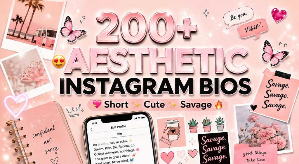 Aesthetic Instagram Bios