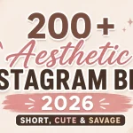 Aesthetic Instagram Bios