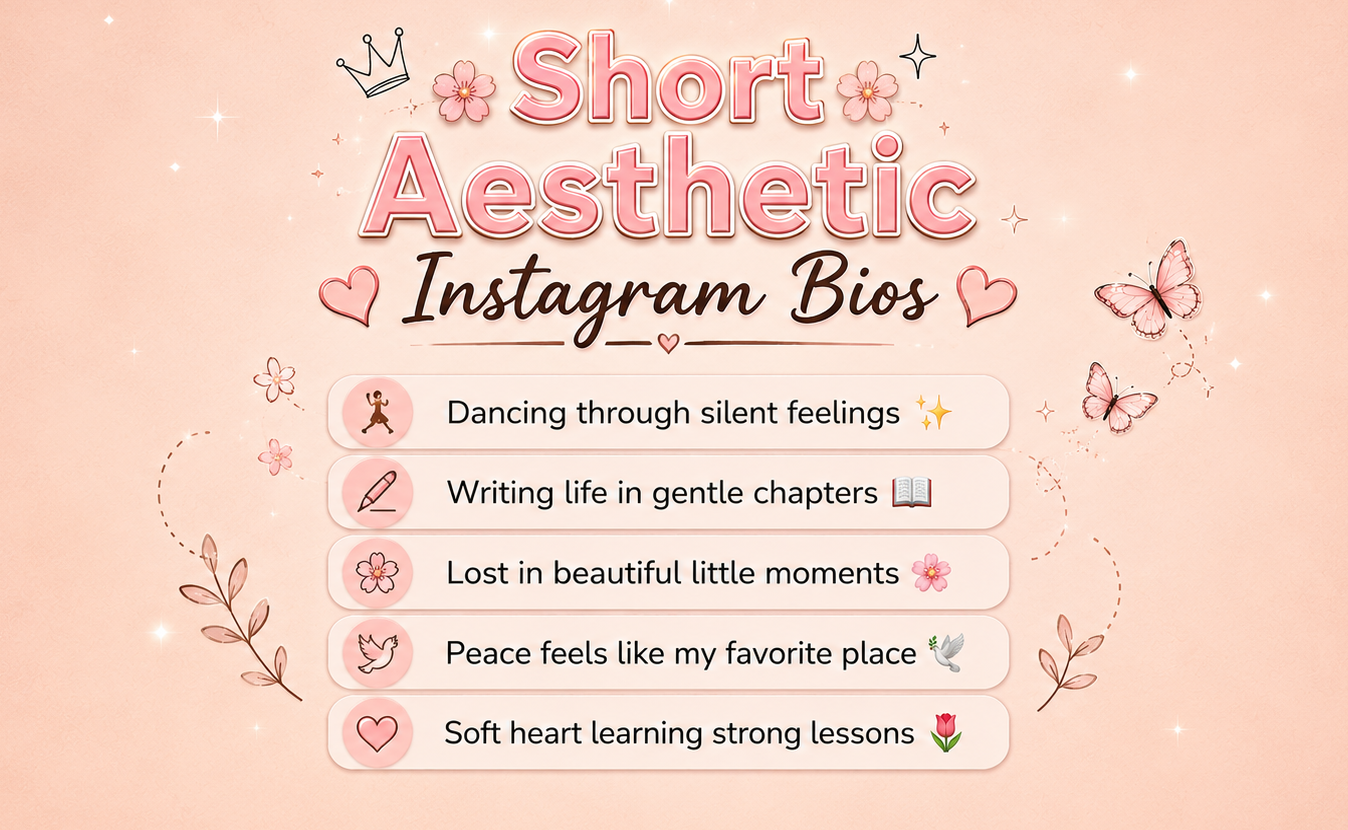 Aesthetic Instagram Bios
