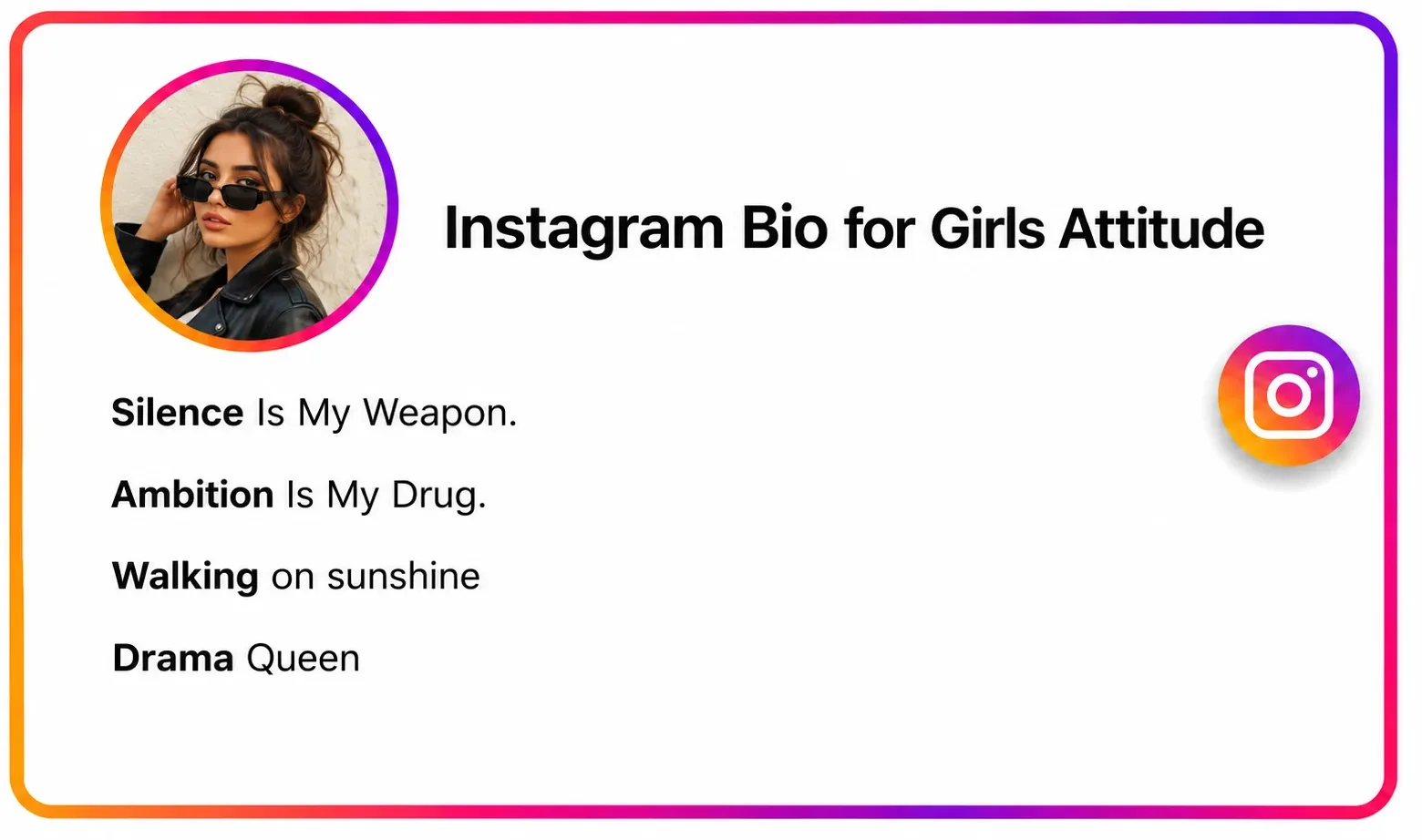 Instagram Bio for Girls