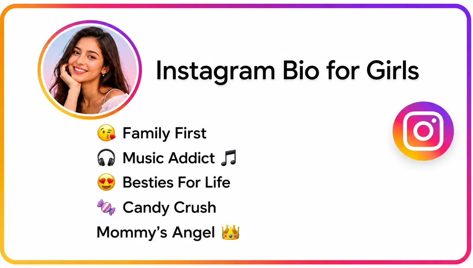Instagram bio for girls
